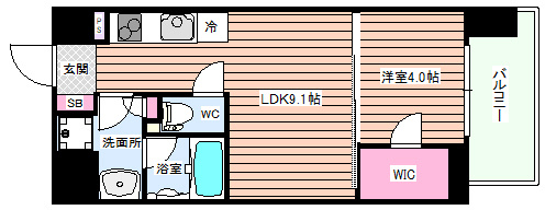 【間取り】 | エル・セレーノ天満橋