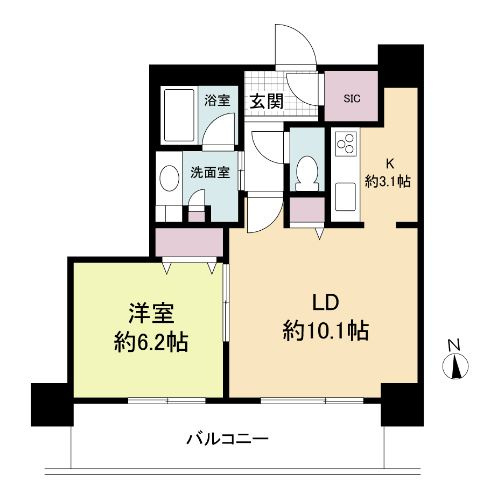 【間取り】 | クロスレジデンス大阪新町