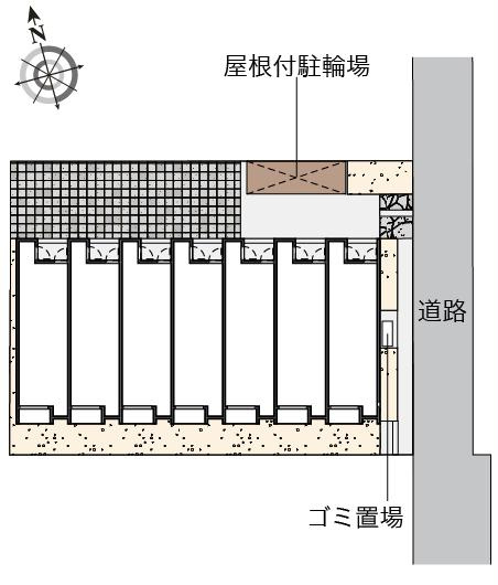 レオネクストボヌールＨの区画図