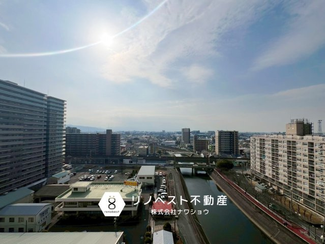 第一シャトー八戸の里の展望|【リノベスト不動産】弊社は近鉄大阪線・奈良線『布施』駅から徒歩2分の場所にございます♪
