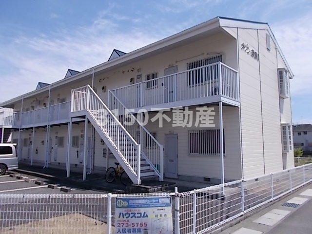 メゾン須賀Ⅱの外観|外はこのようになっています