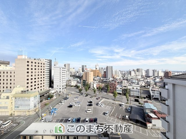 三番町ハイツの展望|バルコニーからの眺めです♪