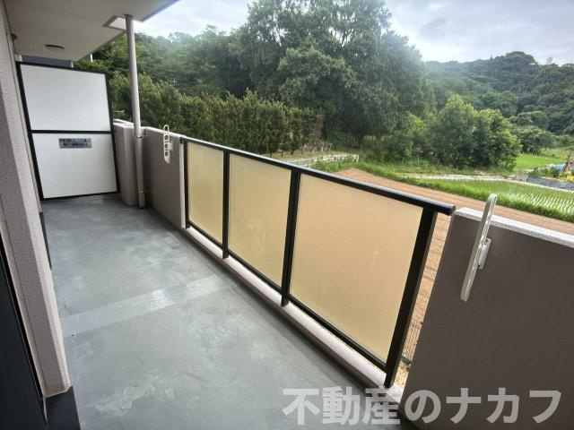 パークヒルズＫのバルコニー