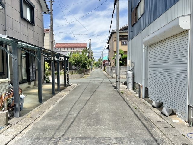 舞阪町弁天島 1期の前面道路含む現地写真|物件前の道路になります。