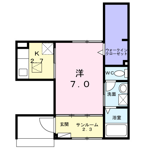 ユーステス鎌倉の間取り|間取図