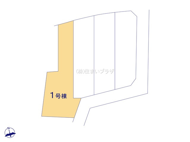 仲介手数料無料）江南市小杁町の区画図