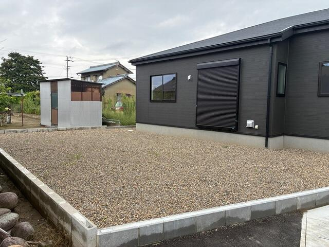 新築戸建て・仲介手数料無料）江南市小杁町・１号棟の庭