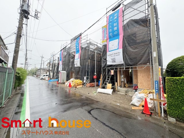 綾瀬市深谷中第22　全４棟の前面道路含む現地写真|1号棟、２号棟