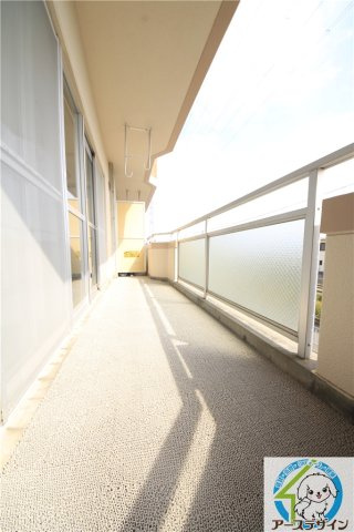 第二コーポ学苑のバルコニー|※類似部屋
