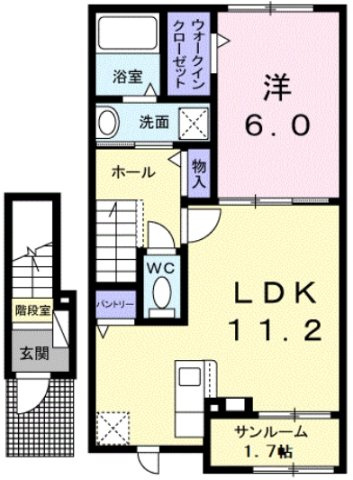 アナベルの間取り