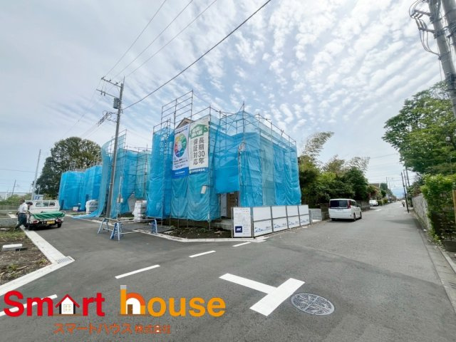 町田市木曽西3丁目　新築全4棟の前面道路含む現地写真