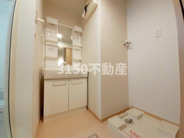 ピュア　ウェルの洗面所|広い洗面スペース