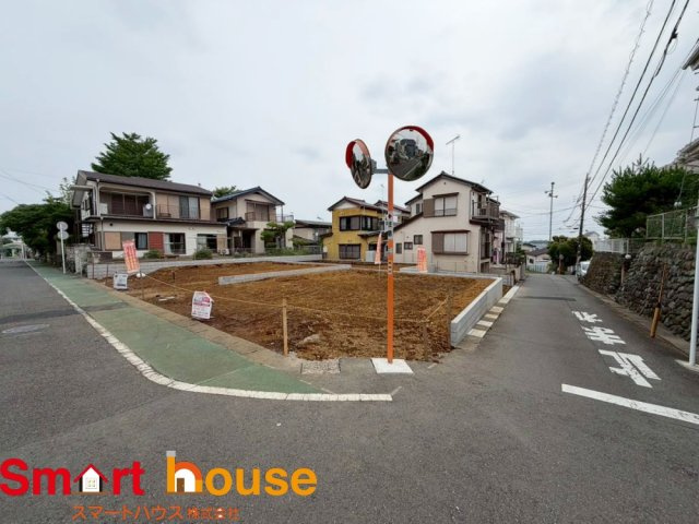 座間市立野台２丁目　新築全3棟の前面道路含む現地写真|A号棟・B号棟・C号棟全体写真