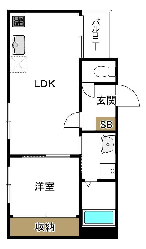 ニューバッツの間取り