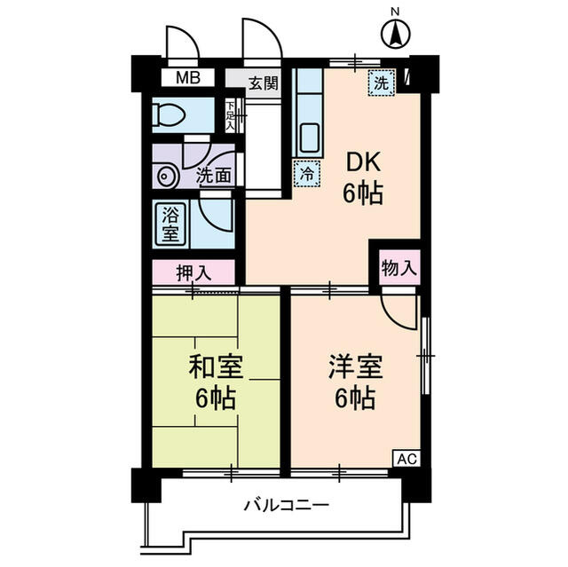 グレース大蔵の間取り