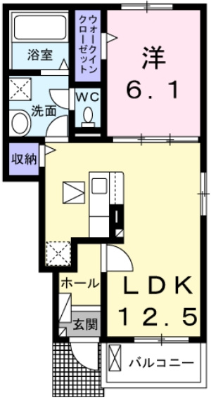 グランドソレイユ2の間取り