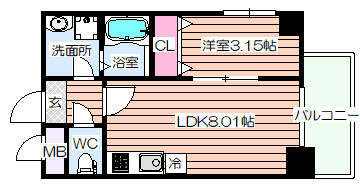 【間取り】 | GRAND STEADY新梅田