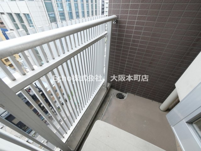 RIDGE北堀江のバルコニー