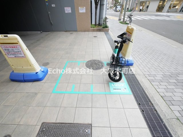 RIDGE北堀江のロビー
