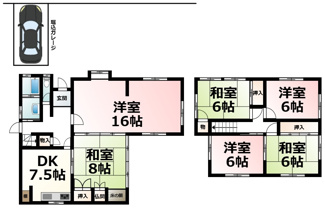 【間取り】 | 比叡平３丁目