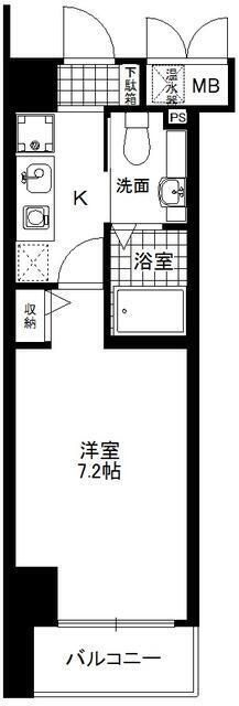 アロハ三宮の間取り