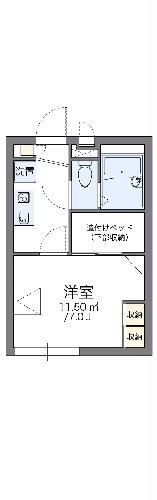 レオパレスソレーユ萩崎の間取り