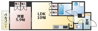 【間取り】 | リーガル京都二条城前