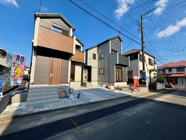 【前面道路含む現地写真】 | 伊勢原市高森台　全２棟　新築住宅