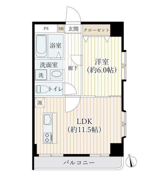 プリマベーラ船橋の間取り