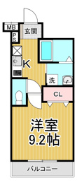 フジパレス宝塚小林3番館の間取り