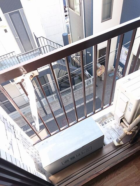 物干し竿受け＆避難はしご