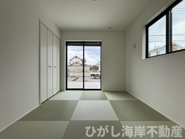 平塚市東中原２丁目　　新築戸建　　全２棟の和室|4.5帖　和室
