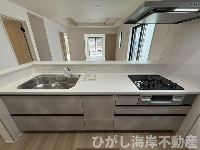 平塚市東中原２丁目　　新築戸建　　全２棟のキッチン|システムキッチン
