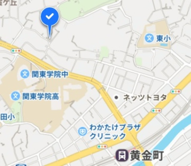 霞ヶ丘メゾンの地図