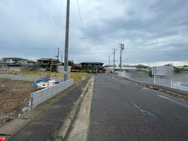 新築戸建・新築建売　郡山市堤第4　大成小・第一中の前面道路含む現地写真