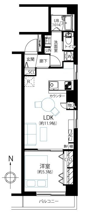 クレドハイツリー両国の間取り|６階部分・南東角部屋住戸につきまして日当たり・通風・眺望良好。新規リノベーション施工が完了いたしましたのでいつでも内覧が可能です。安心のアフターサービス保証付きですのでご購入後も安心して暮らせます。