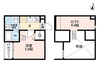 【間取り】 | カーサ ベル 稲生