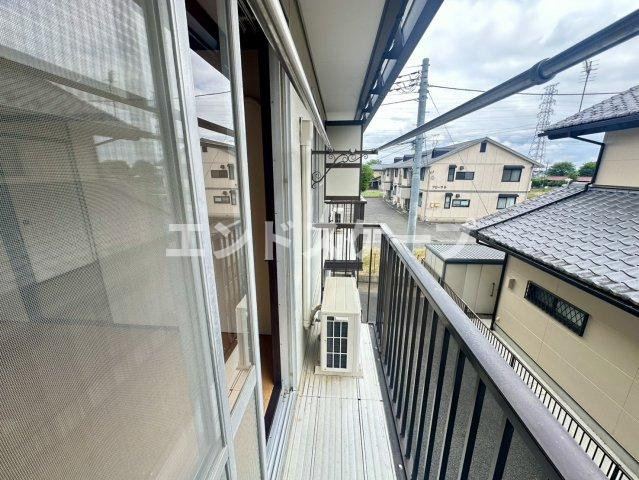 服部ハイツ　Ａのバルコニー|高崎、前橋のお部屋探しはエンドスケープまで！お客様の理想お聞かせ下さい♪