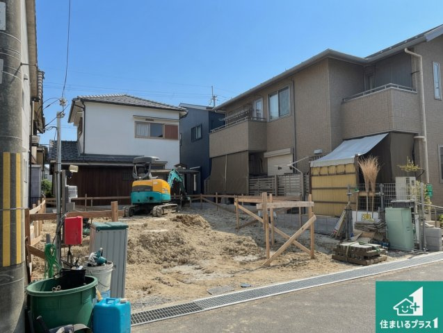 ★近江八幡市堀上町　第8期　新築一戸建ての外観|現在建築中！落ち着いた街並みで新生活を始めることが出来そう！周辺の物件も併せてご紹介させて頂きます！