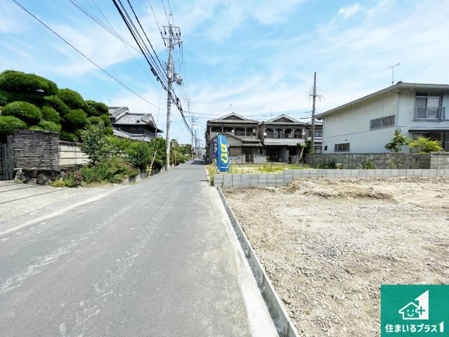 ●29(土)30(日)現地案内可能！　大和高田市礒野町の前面道路含む現地写真|周辺は閑静な住宅街です。前面道路もしっかりと有りますので車の出し入れも安心ですよ！