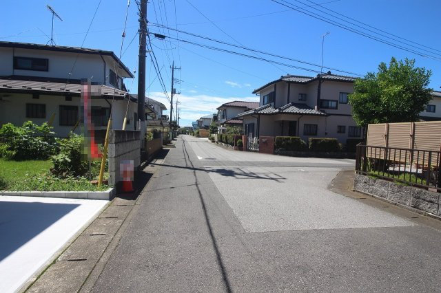 野木町丸林の前面道路含む現地写真