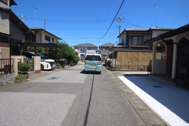 野木町丸林の前面道路含む現地写真