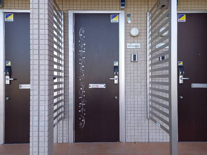 サンシルフィーＭの玄関
