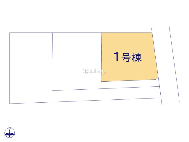 小美玉市羽刈第5　1号棟　新築戸建の区画図