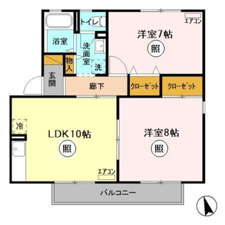 【間取り】 | 第３十王堂ハイツ
