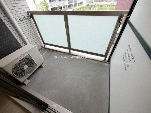 CITY SPIRE北梅田のバルコニー