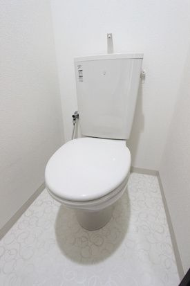ディアコートKⅡのトイレ|落ち着いた色調のトイレです