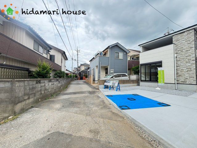 北本市宮内1期　新築戸建　01の前面道路含む現地写真