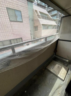 サニープラザのバルコニー