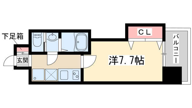 【間取り】 | ラグゼ新大阪1